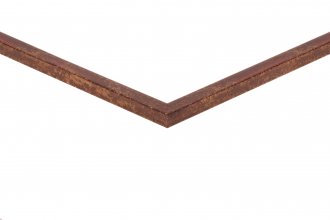183-04 - Flat Distressed Blotchy Burgundy. Italian Hand made Frame